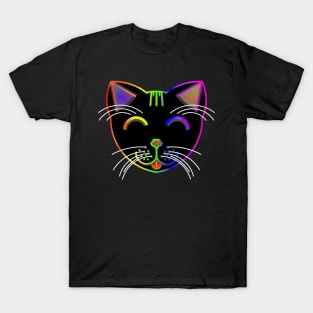 Happy Cat 4 (Rainbow) T-Shirt